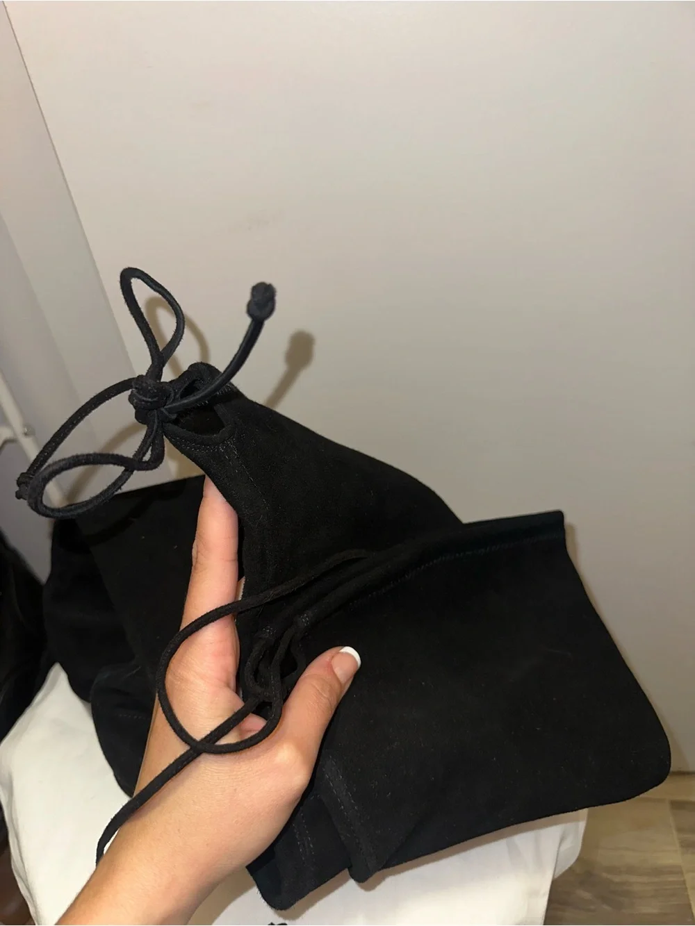 Stuart Weitzman Black Over-the-Knee Suede Boots 8.5